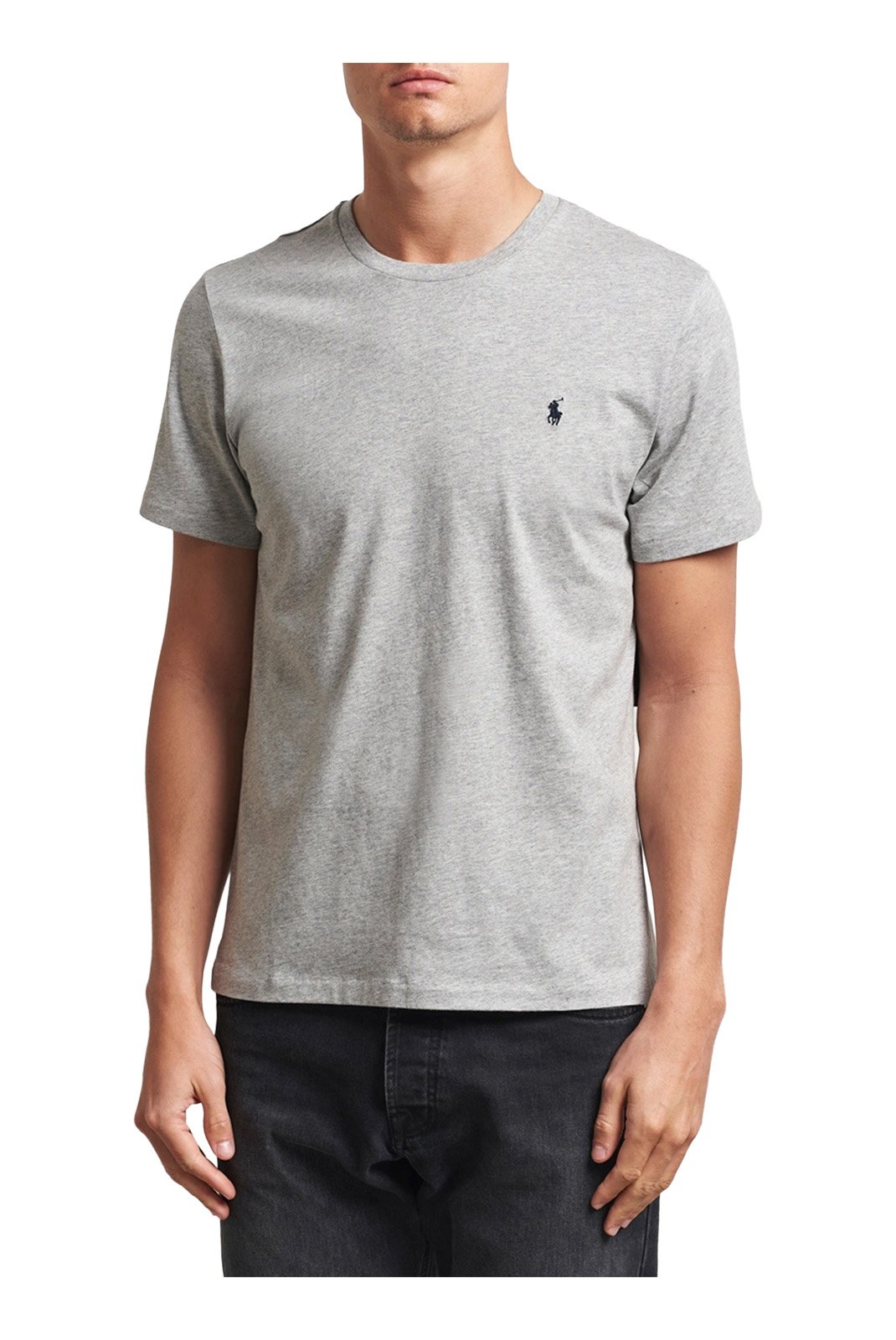 T-S manches courtes  Ralph lauren 714844756 008 ANDOVER HEATHER / NAVY PP