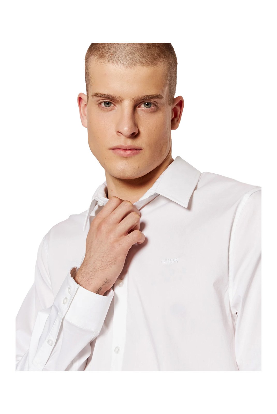 T-S manches courtes  Guess jeans M1YH20 W7ZK1 G011 Pure White