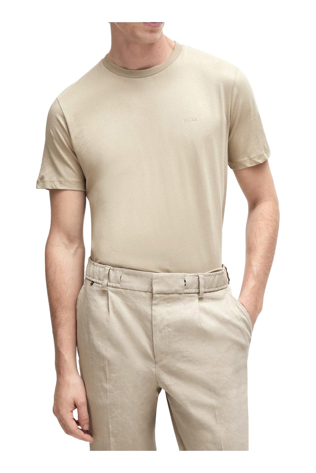 T-S manches courtes  Hugo boss 50468347 131 OPEN WHITE