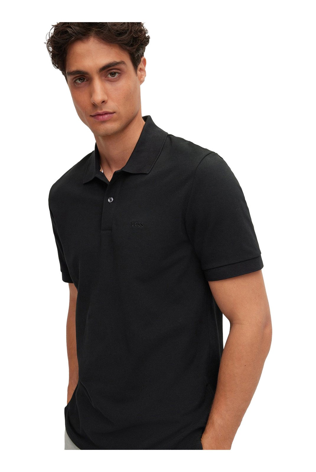 Polos manches courtes  Hugo boss 50468362 001 BLACK