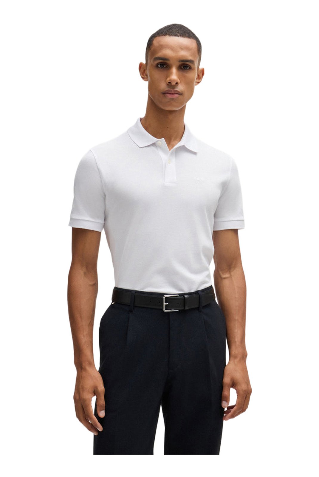 Polos manches courtes  Hugo boss 50468362 100 WHITE