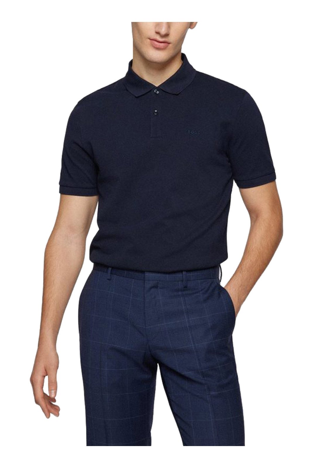 Polos manches courtes  Hugo boss 50468362 404 DARK BLUE
