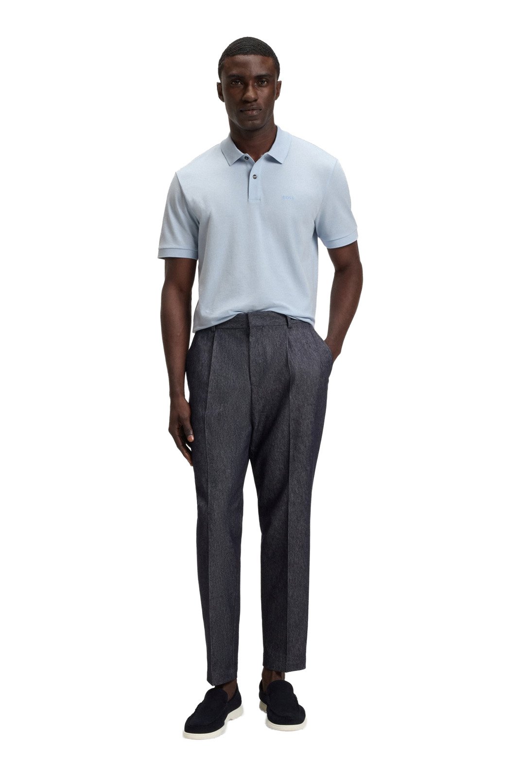 Polos manches courtes  Hugo boss 50468362 499 OPEN BLUE