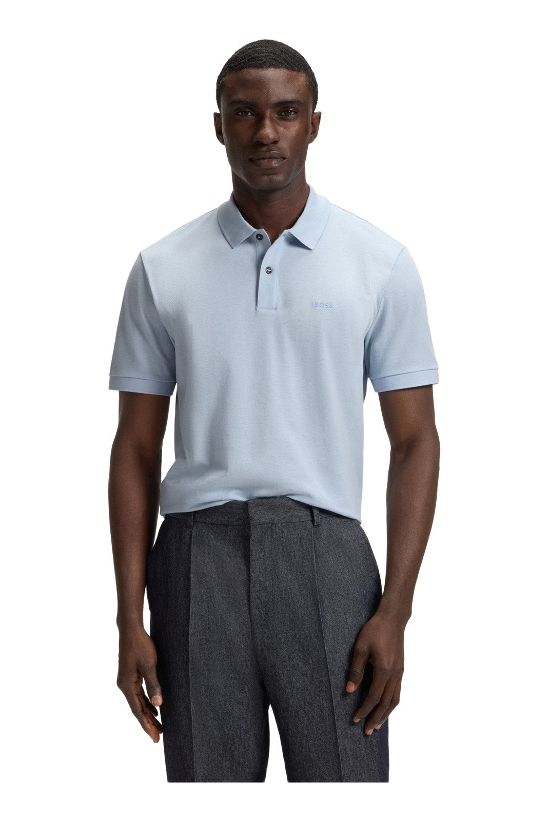 Polos manches courtes  Hugo boss 50468362 499 OPEN BLUE