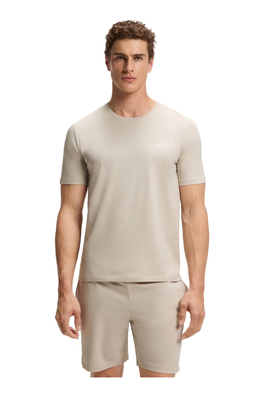 T-S manches courtes  Hugo boss 50515312 075 Open Grey