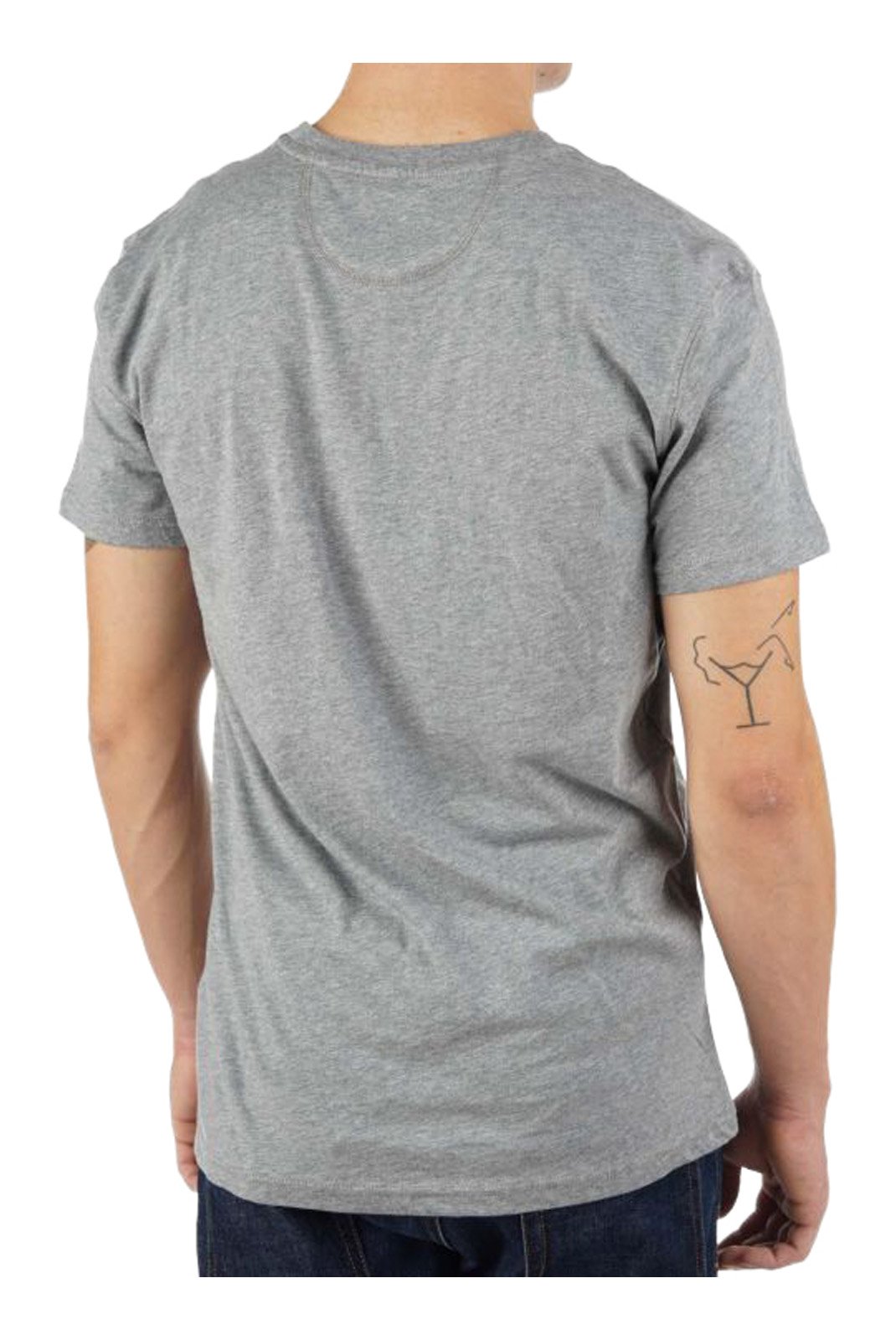 T-S manches courtes  La martina CCMR04-JS206 01002 medium heather grey