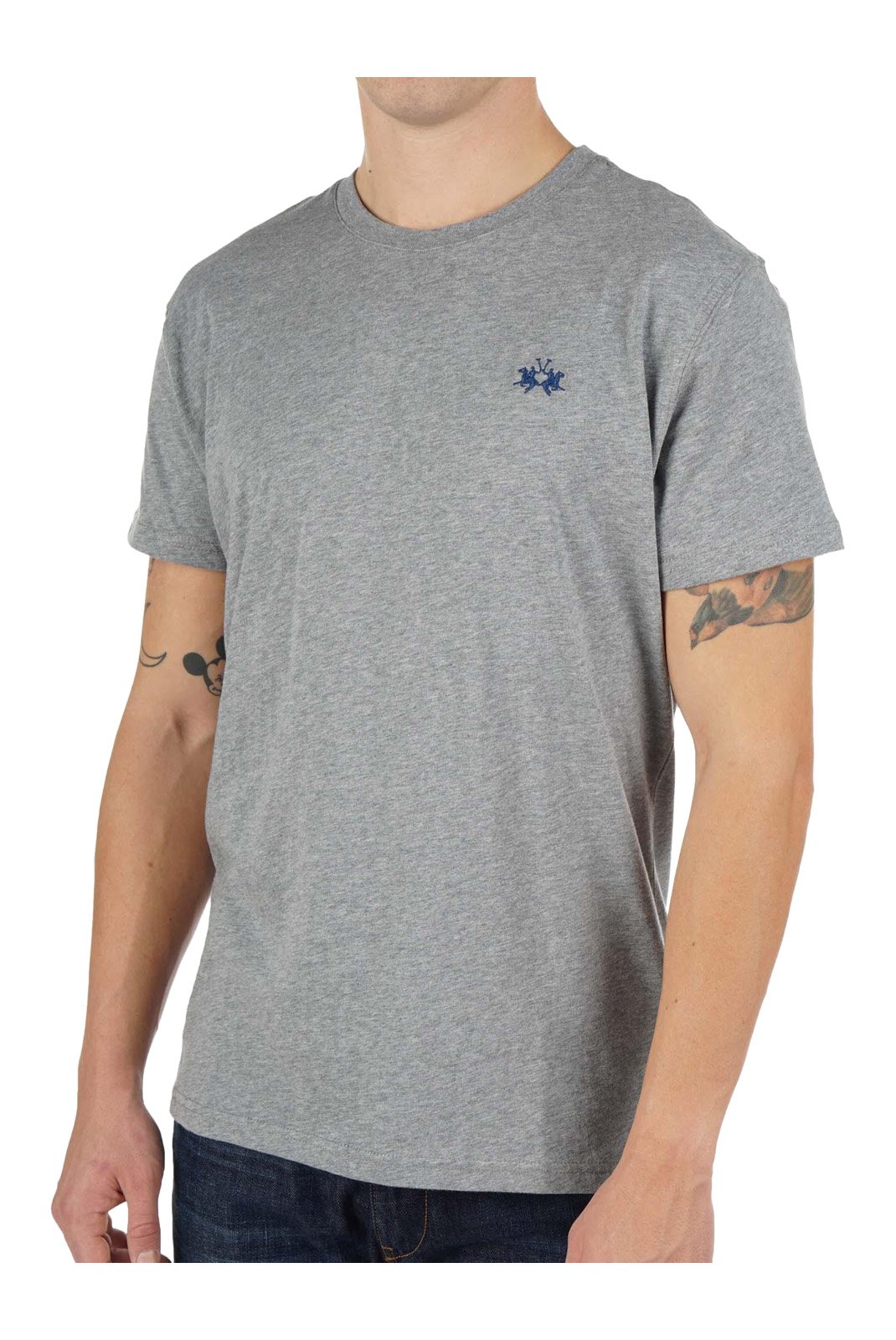 T-S manches courtes  La martina CCMR04-JS206 01002 medium heather grey