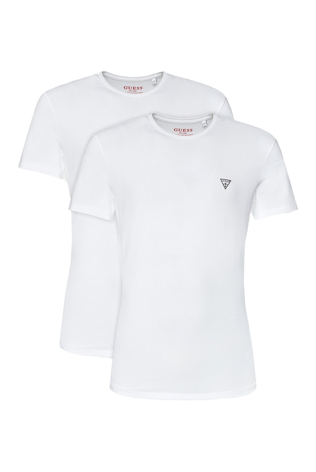 T-S manches courtes  Guess jeans U97G02 KCD31 A009 OPTIC WHITE