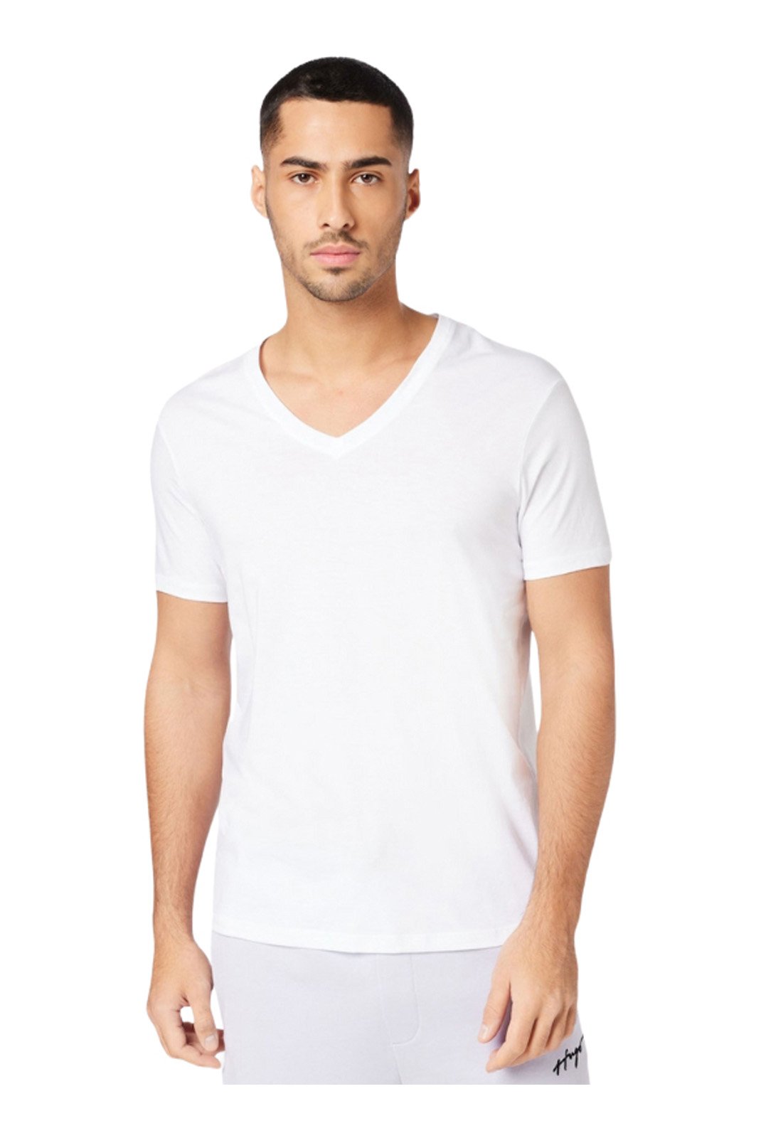 T-S manches courtes  Armani exchange 8NZT75 ZJA5Z 1100 WHITE
