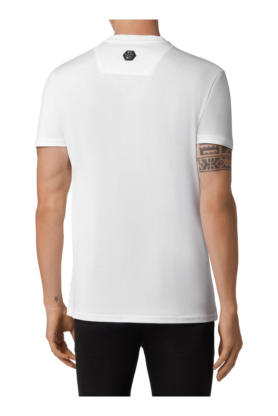 T-S manches courtes  Philipp plein MTK5131 PJY002N 01 WHITE