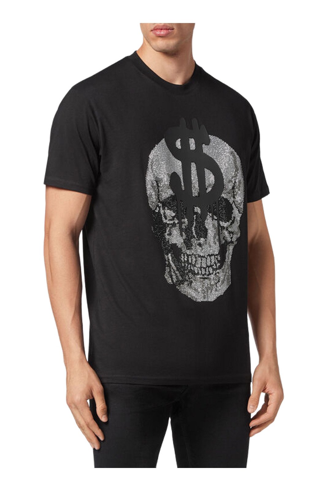 T-S manches courtes  Philipp plein MTK5131 PJY002N 02 BLACK