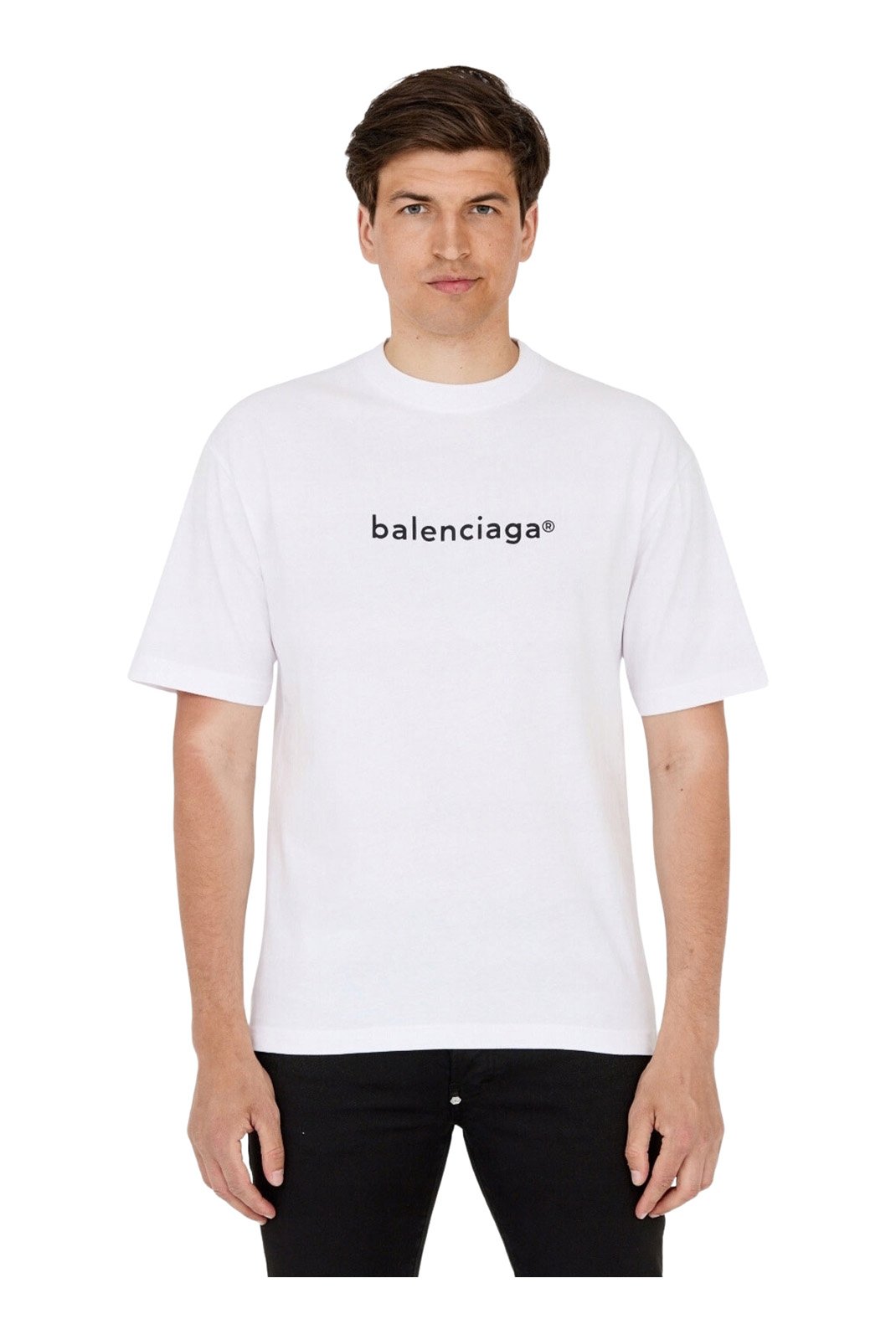 T-S manches courtes  Balenciaga 620969 TIV50 9040 BLANC