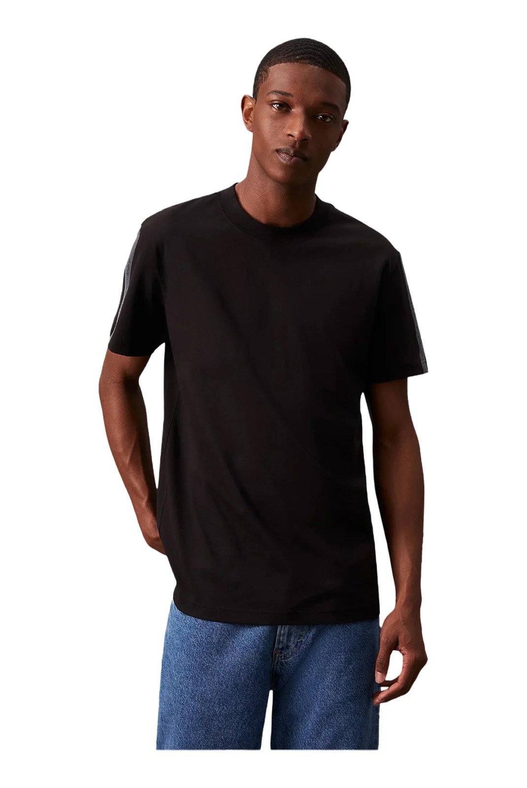 T-S manches courtes  Calvin klein J30J325653 BEH Ck Black