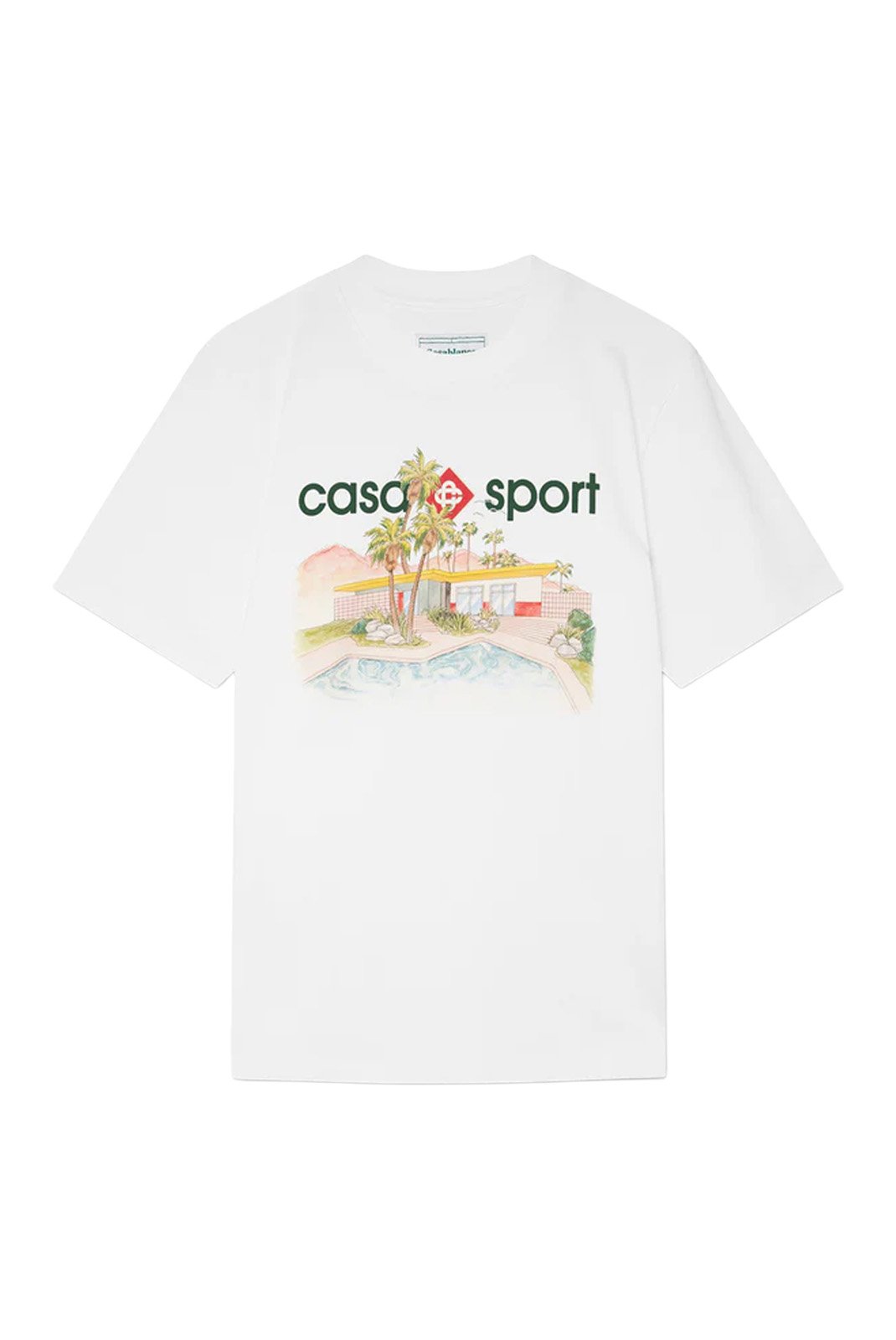 T-S manches courtes  Casa blanca MS22-JTS-001-02 WHITE COTON/JERSEY