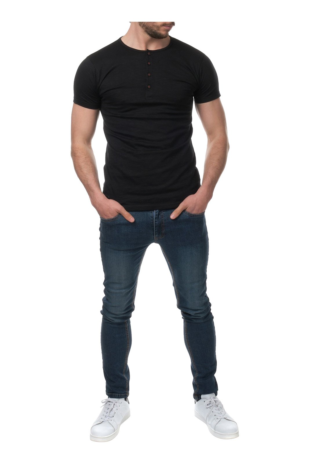 T-S manches courtes  Hopenlife ELAM NOIR