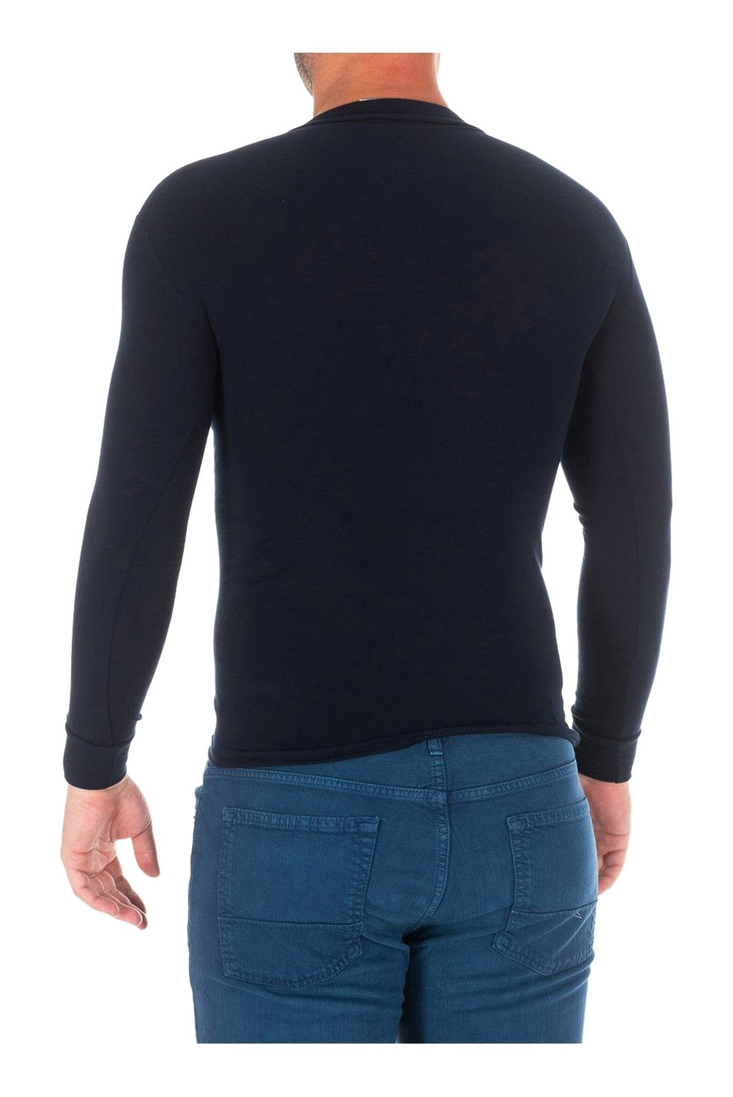 T-S manches longues  KISSES & LOVE 1625-H-MARINO Navy blue