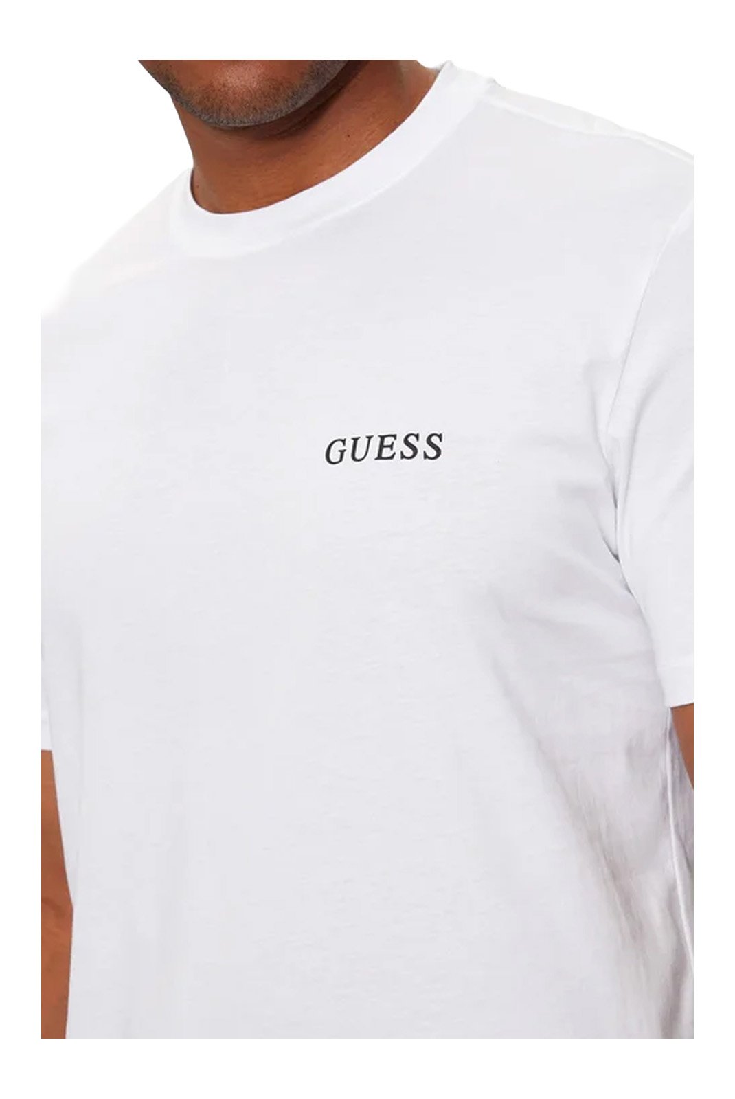 T-S manches courtes  Guess jeans U4BM03 KCAM1 G011 Pure White