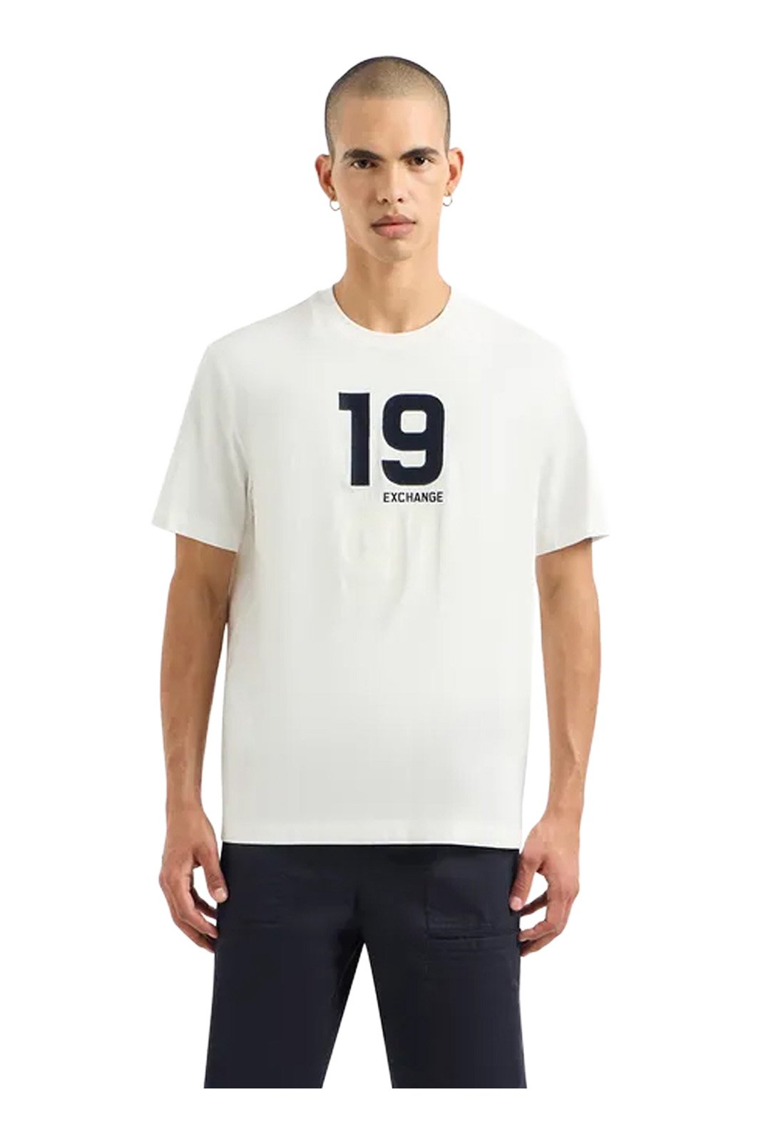 T-S manches courtes  Armani exchange 3DZTLK ZJLFZ 1116 Off White