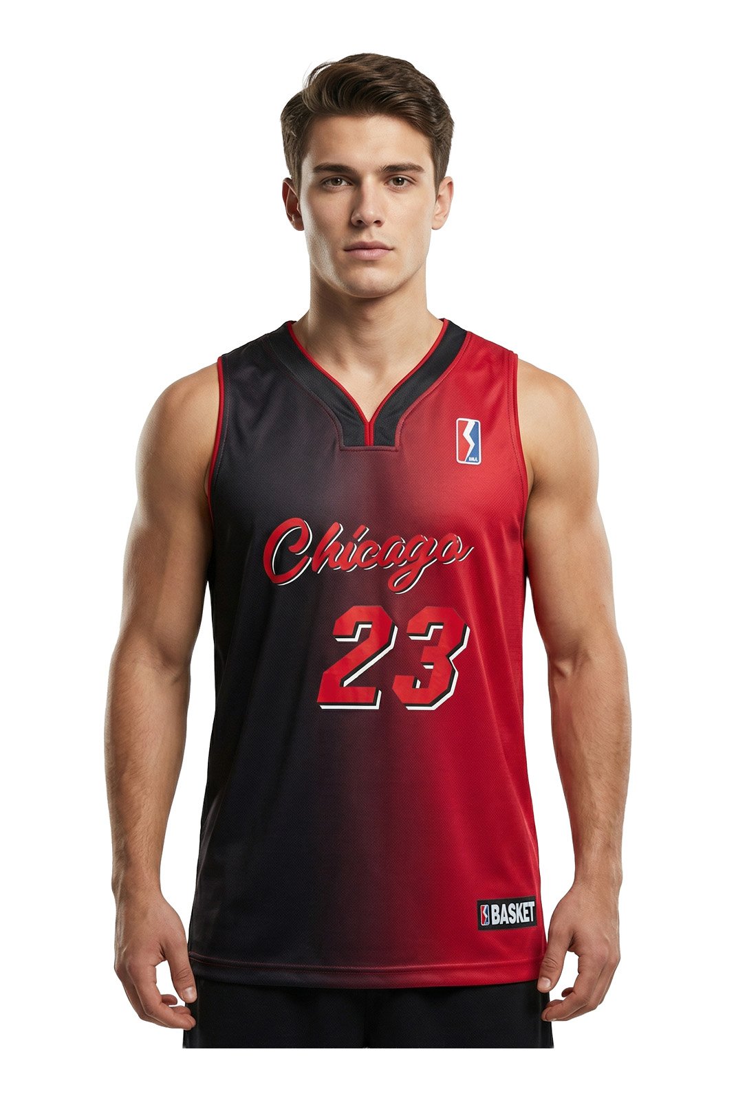 T-S manches courtes  Sport zone SEPL1053 Noir/Rouge