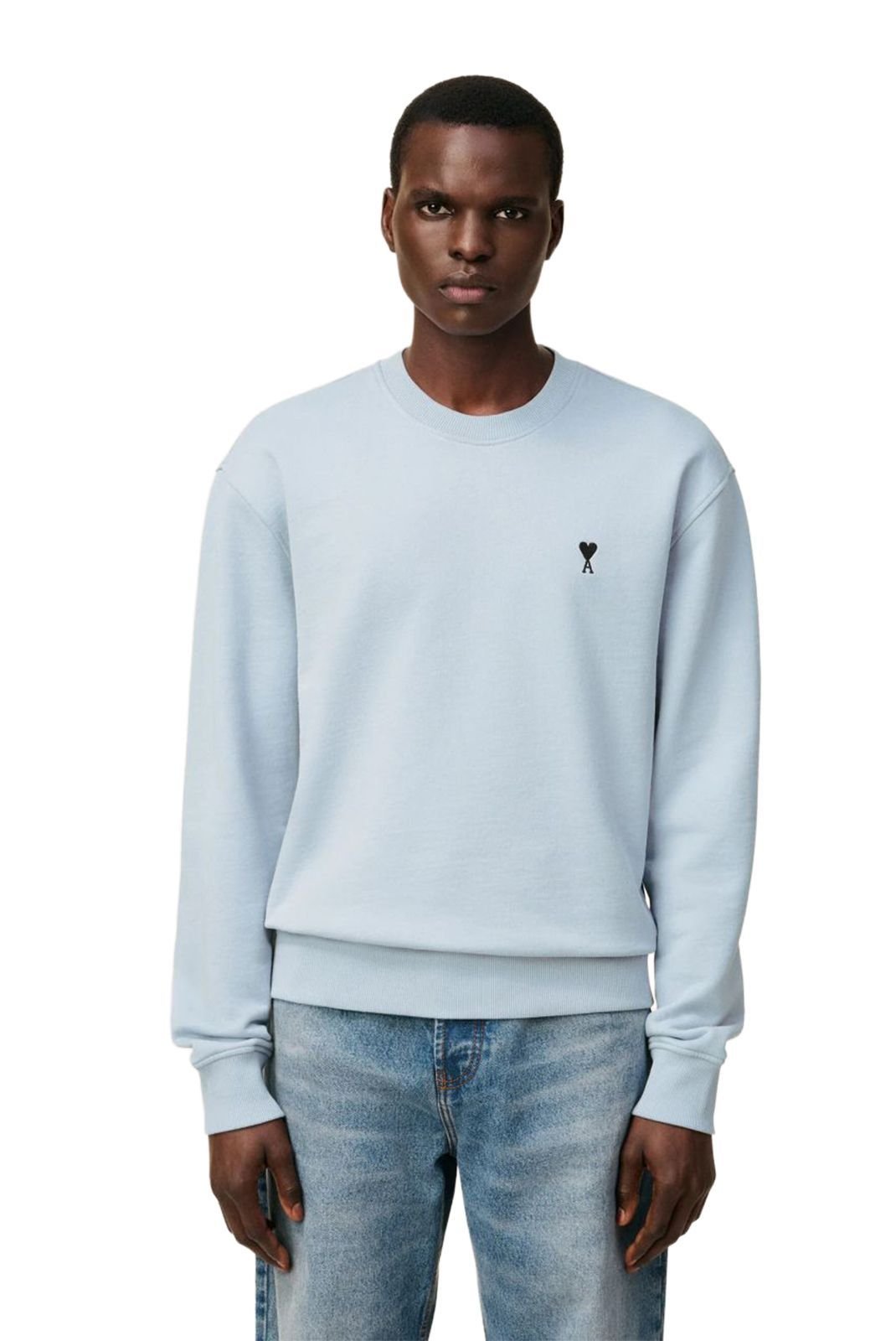 Pulls  Ami paris HSW763.730 450 Bleu ciel