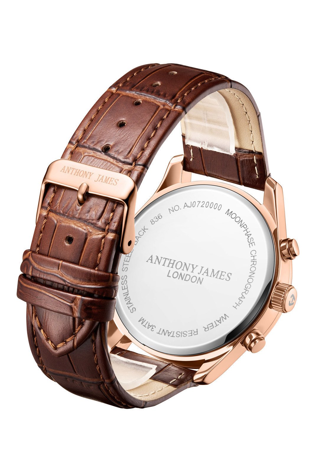 Montres  ANTHONY JAMES AJ072 Marron
