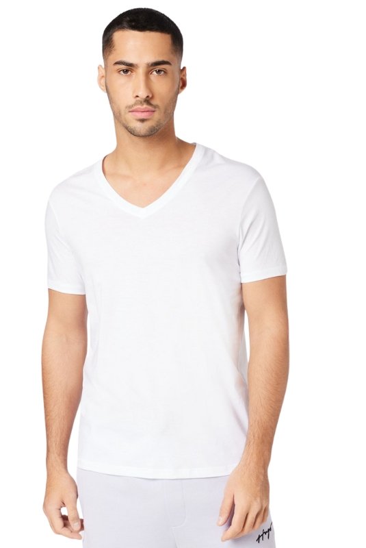 Tee-shirts  Armani exchange 8NZT75 ZJA5Z 1100 WHITE