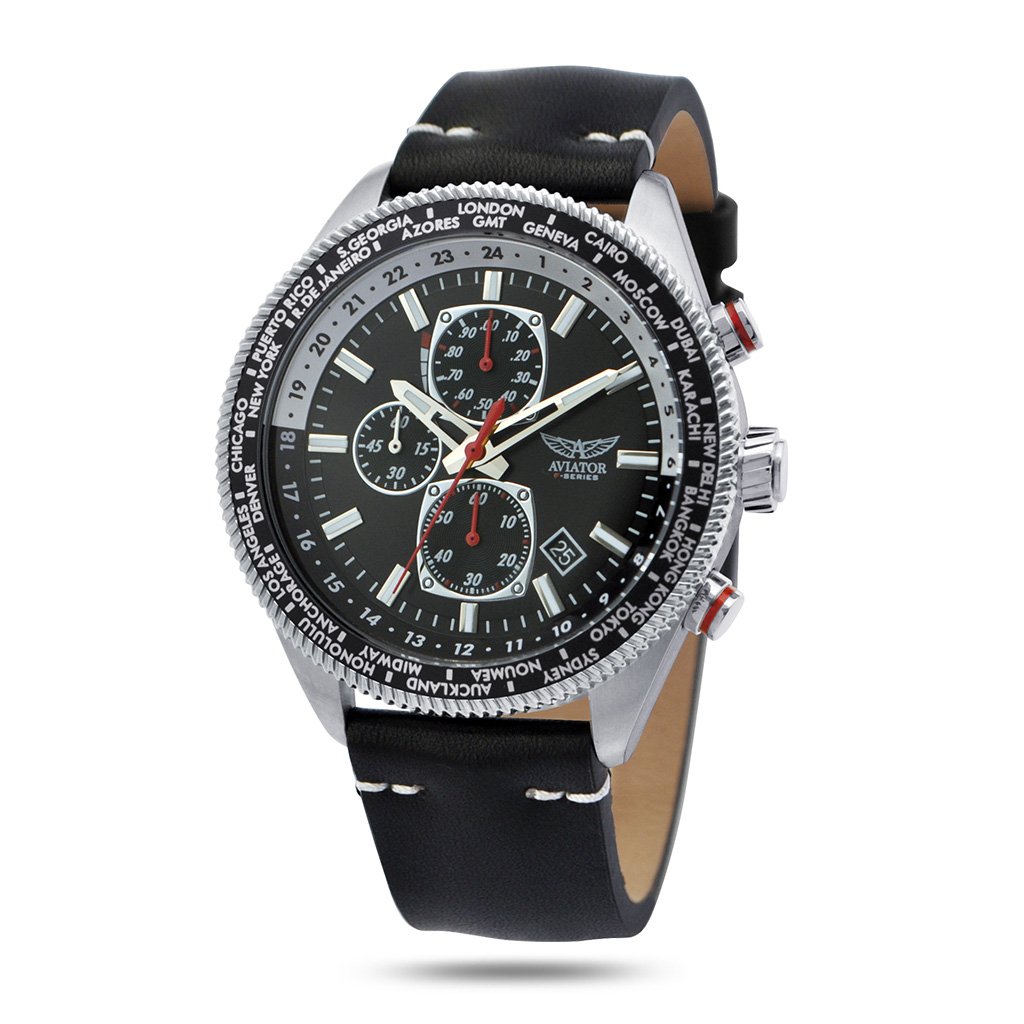 Montres  AVIATOR F SERIES AVAW9483 Noir/Gris/Noir