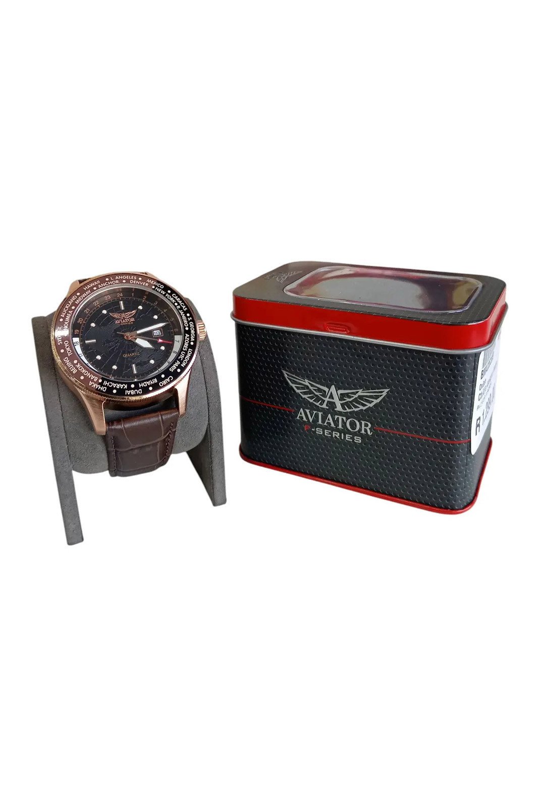 Montres  AVIATOR F SERIES AVAW9494 Marron/Noir/Marron