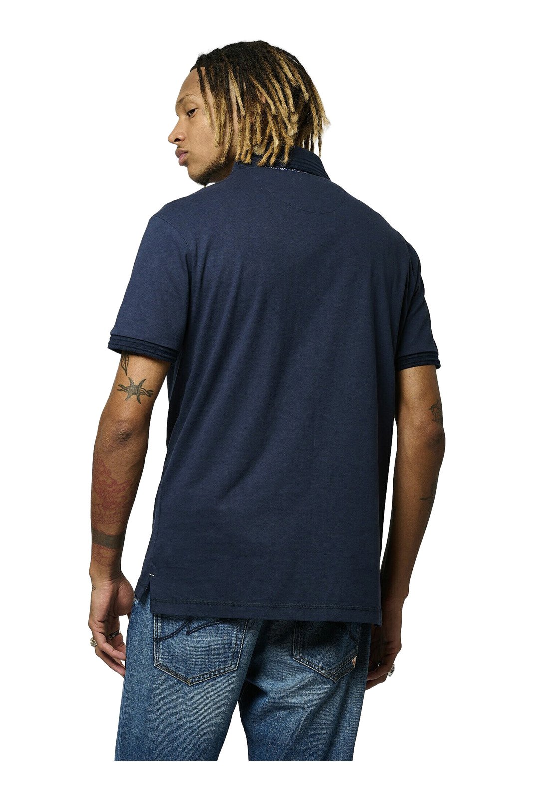 Polos manches courtes  Kaporal BARRO NAVY