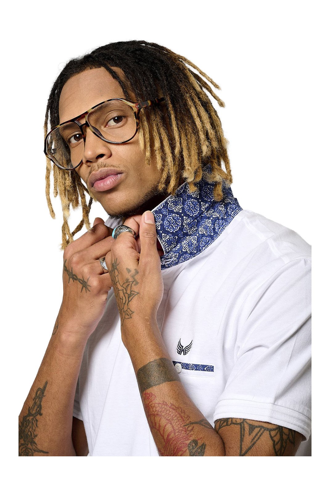 Polos manches courtes  Kaporal BARRO WHITE