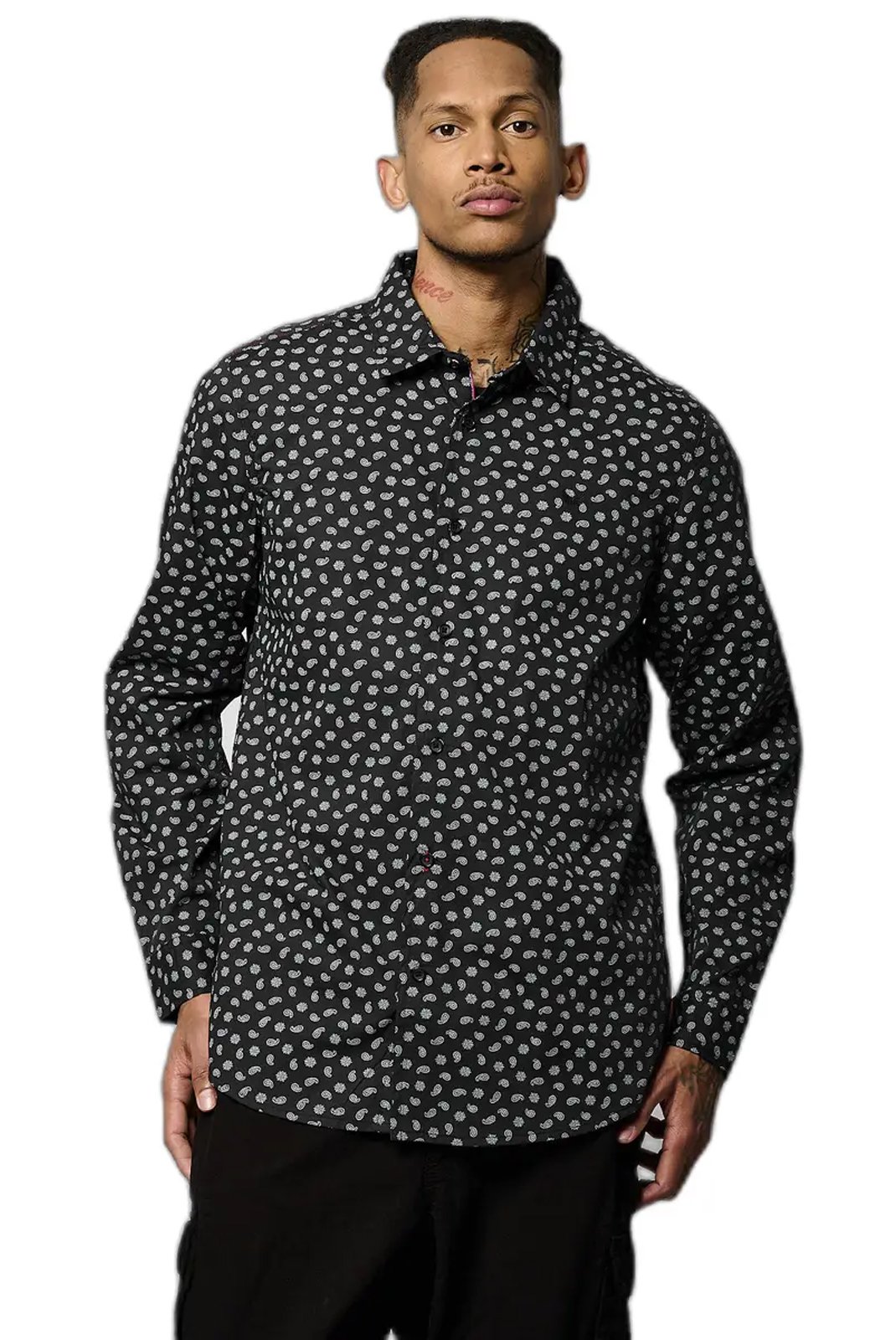 Chemises manches longues  Kaporal BAYUN BLACK