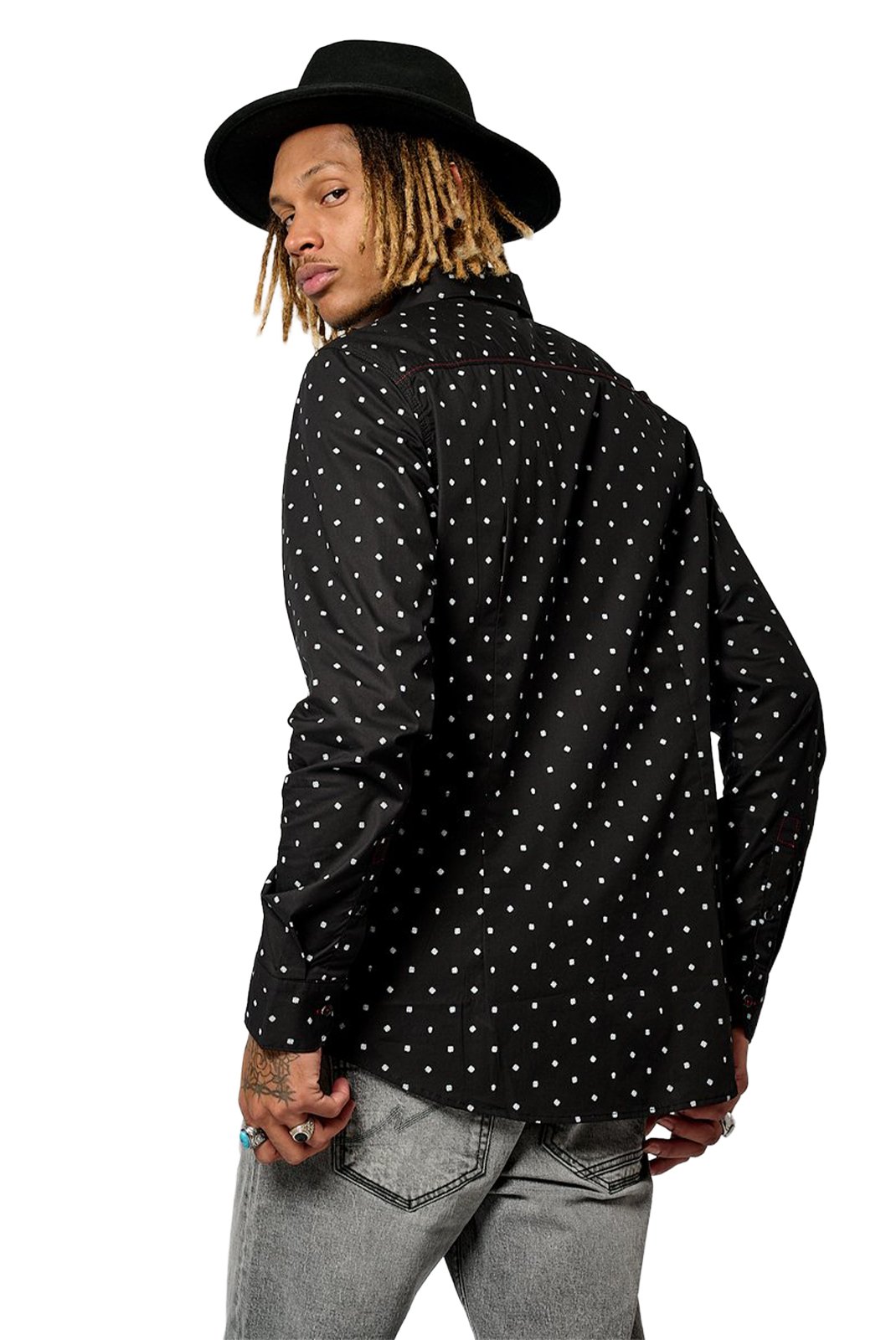 Chemises manches longues  Kaporal BELIZ BLACK