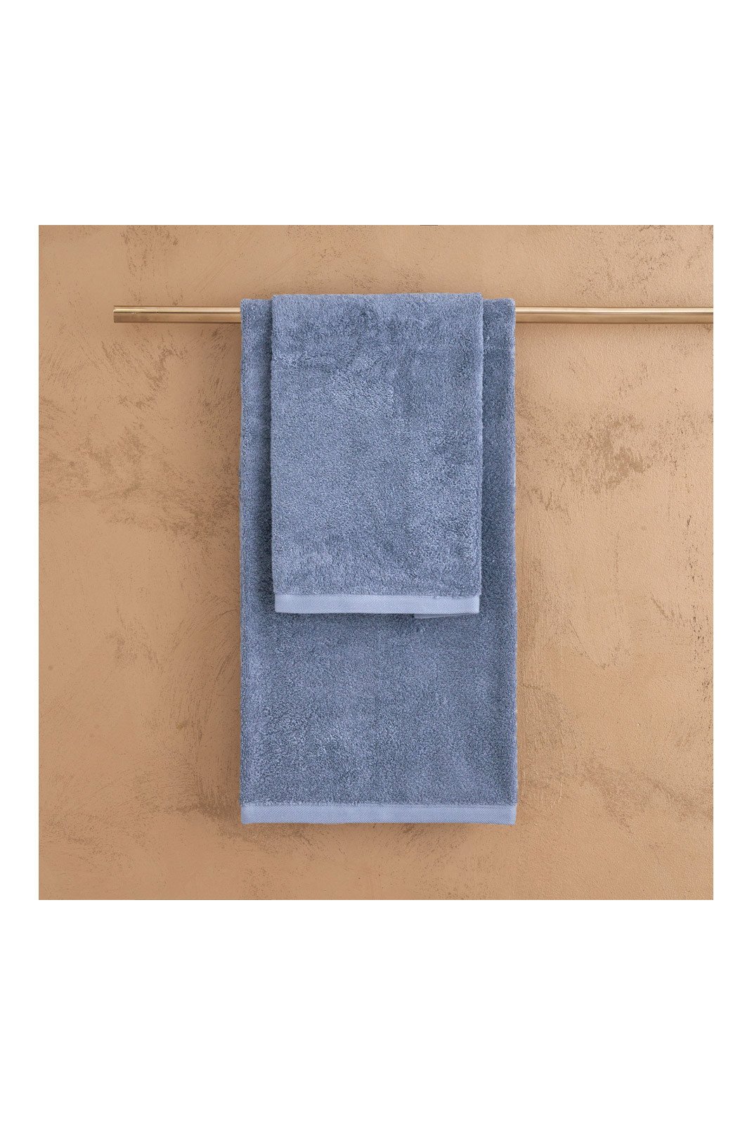 Serviettes de toilette  BIANCO PERLA BTP2300064VO10106 Bleu