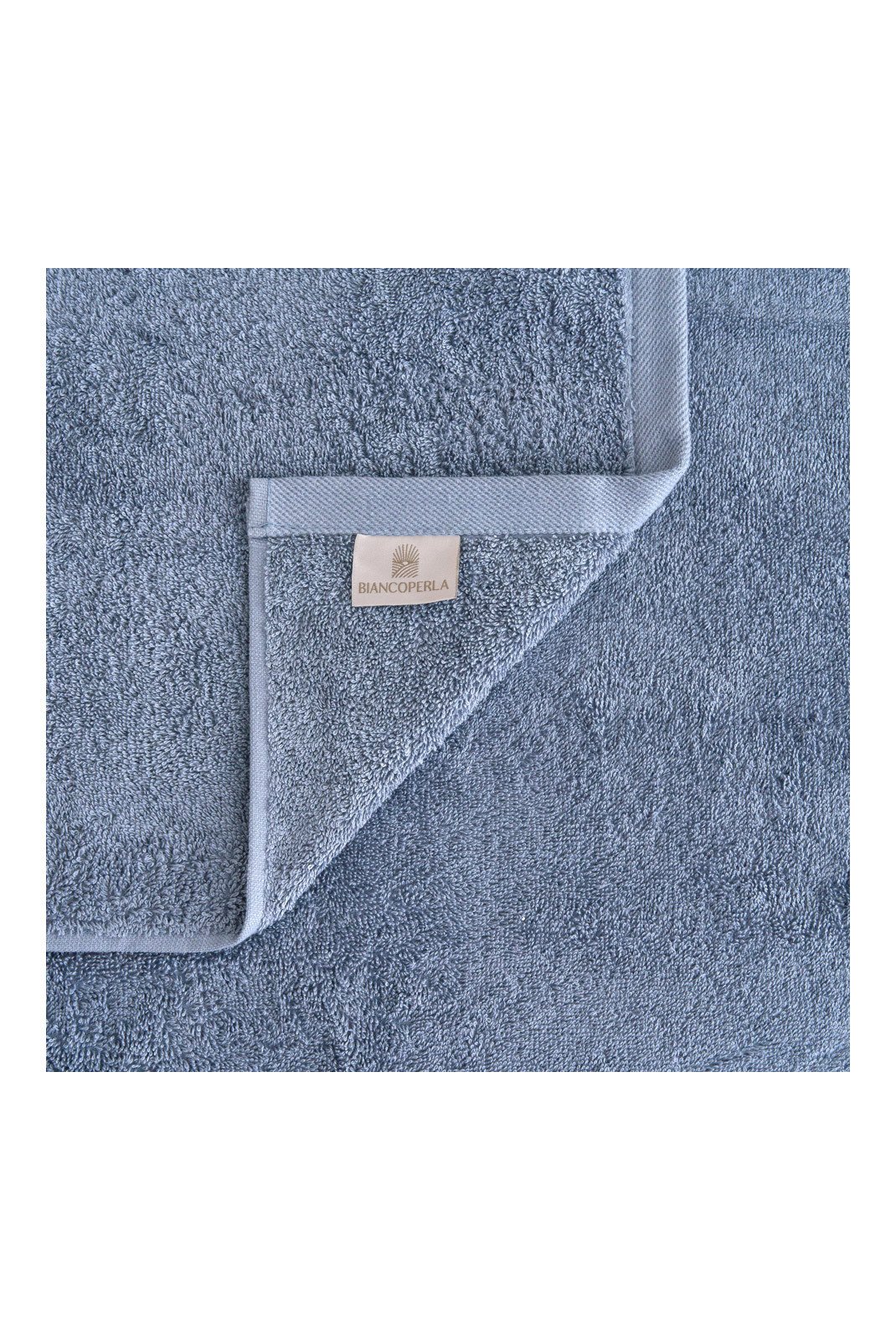 Serviettes de toilette  BIANCO PERLA BTP2300064VO10106 Bleu