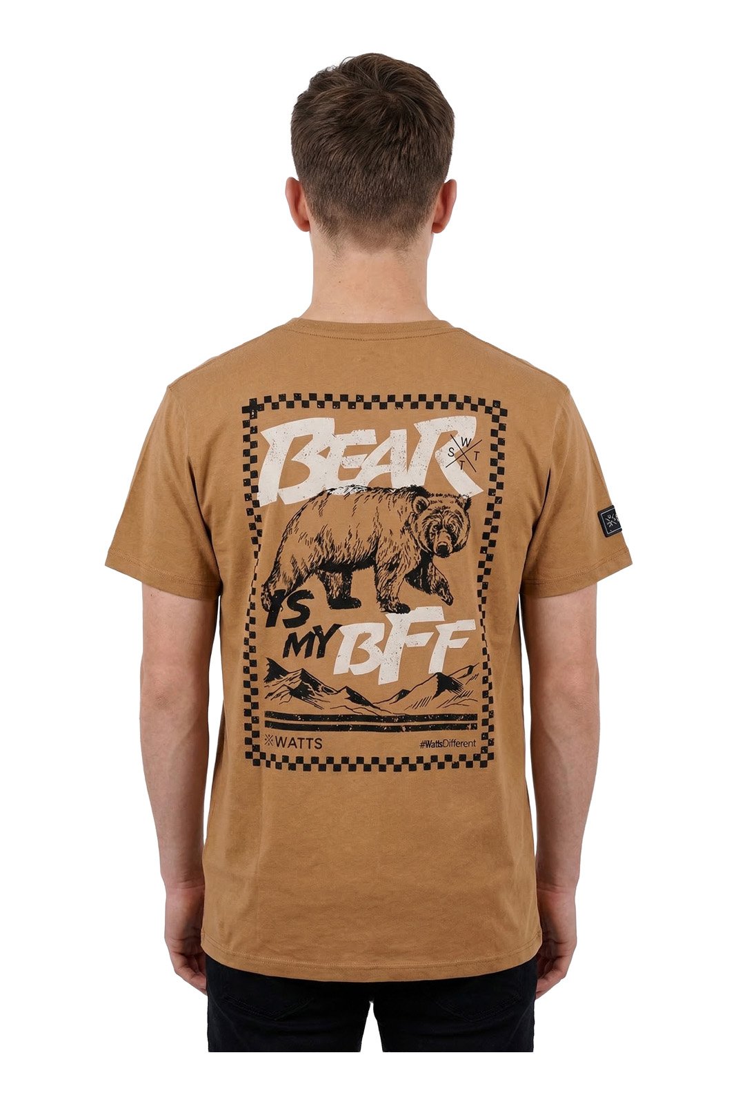 T-S manches courtes  Watts BUDY 1327 TABACCO BROWN