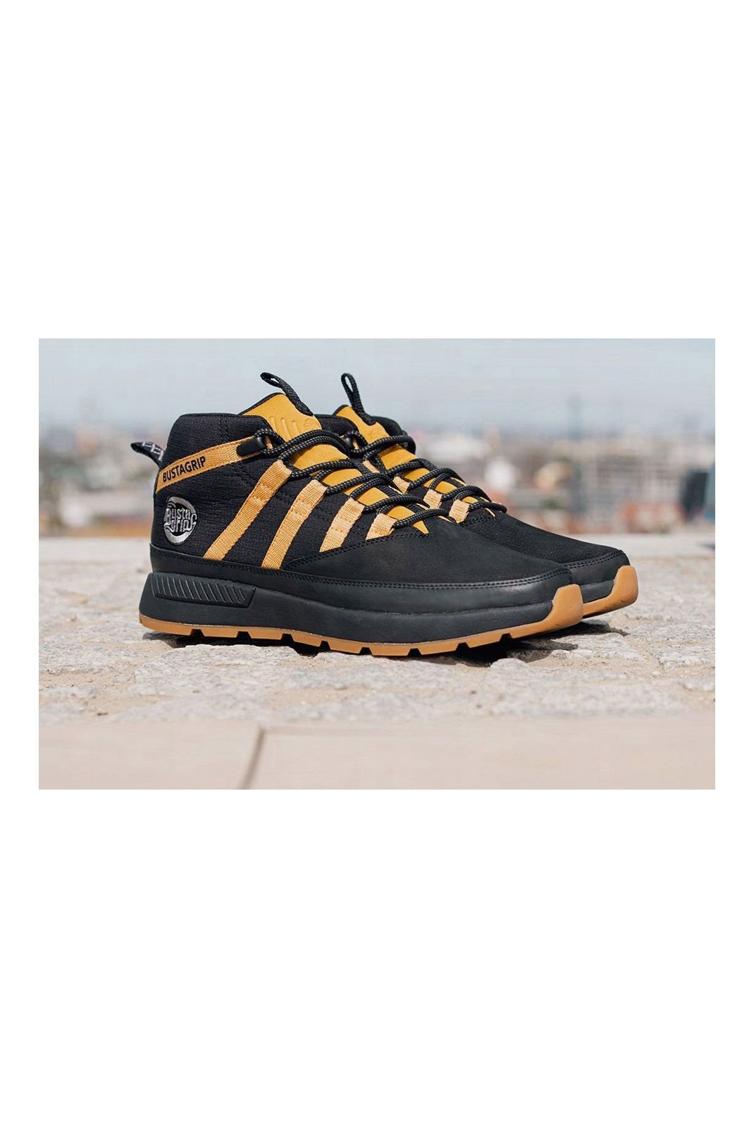 Sneakers / Sport  Bustagrip BGS-0107B+YEL  Black+Mustard