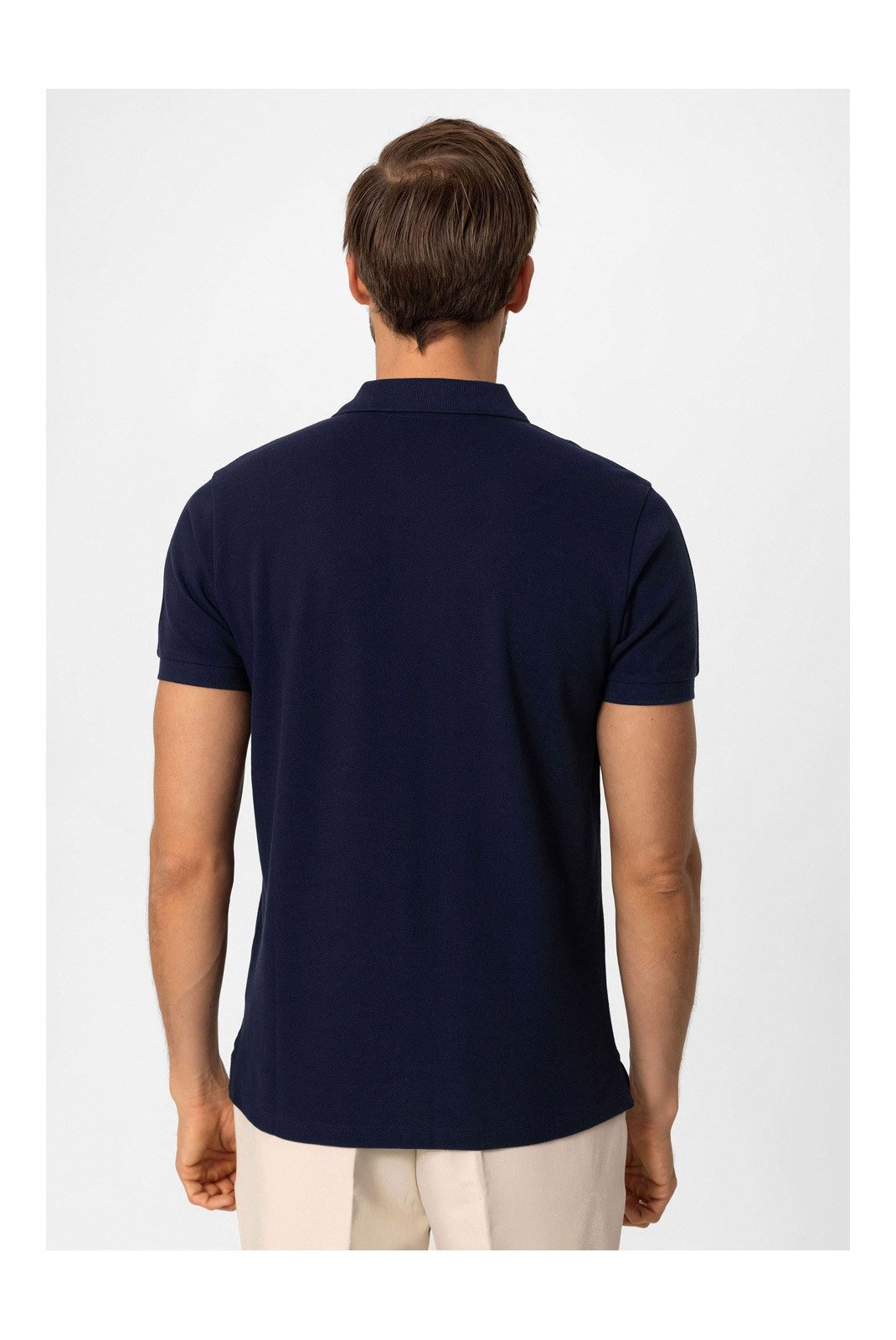 Polos manches courtes  BY DIESS COLLECTION BY23FSBNG01-2Pack_Navy-Sand  Navy/Sand
