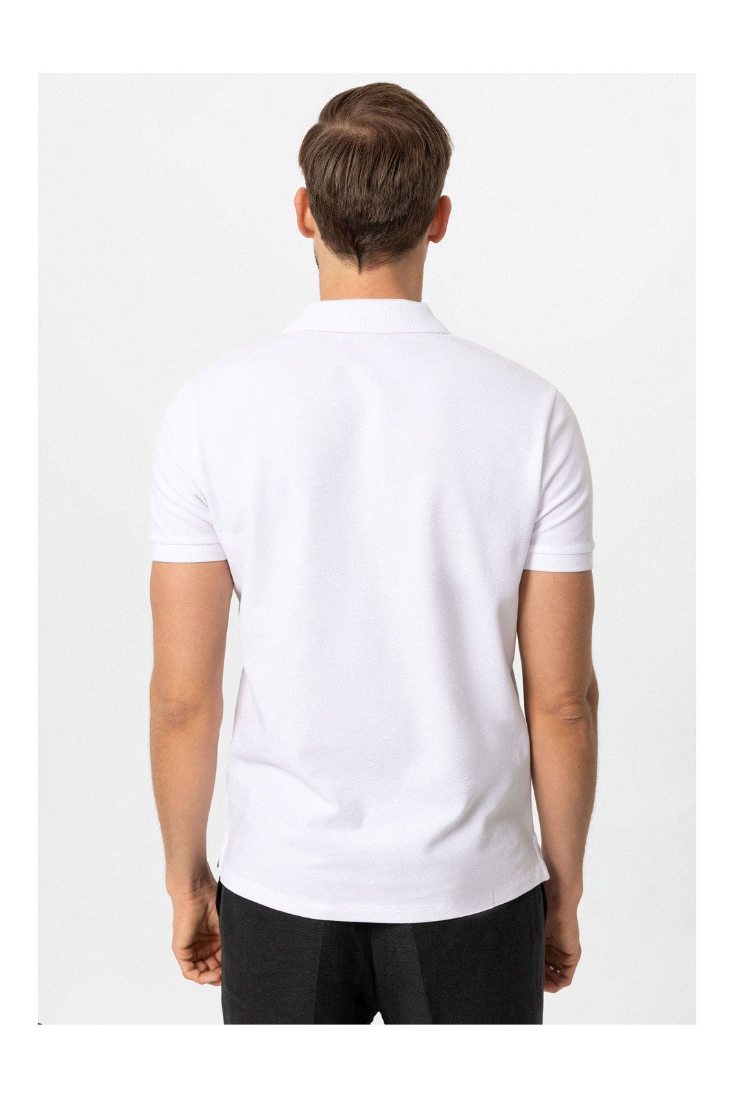 Polos manches courtes  BY DIESS COLLECTION BY23FSBNG01-2Pack_White-GreyMelange White/Grey Melange