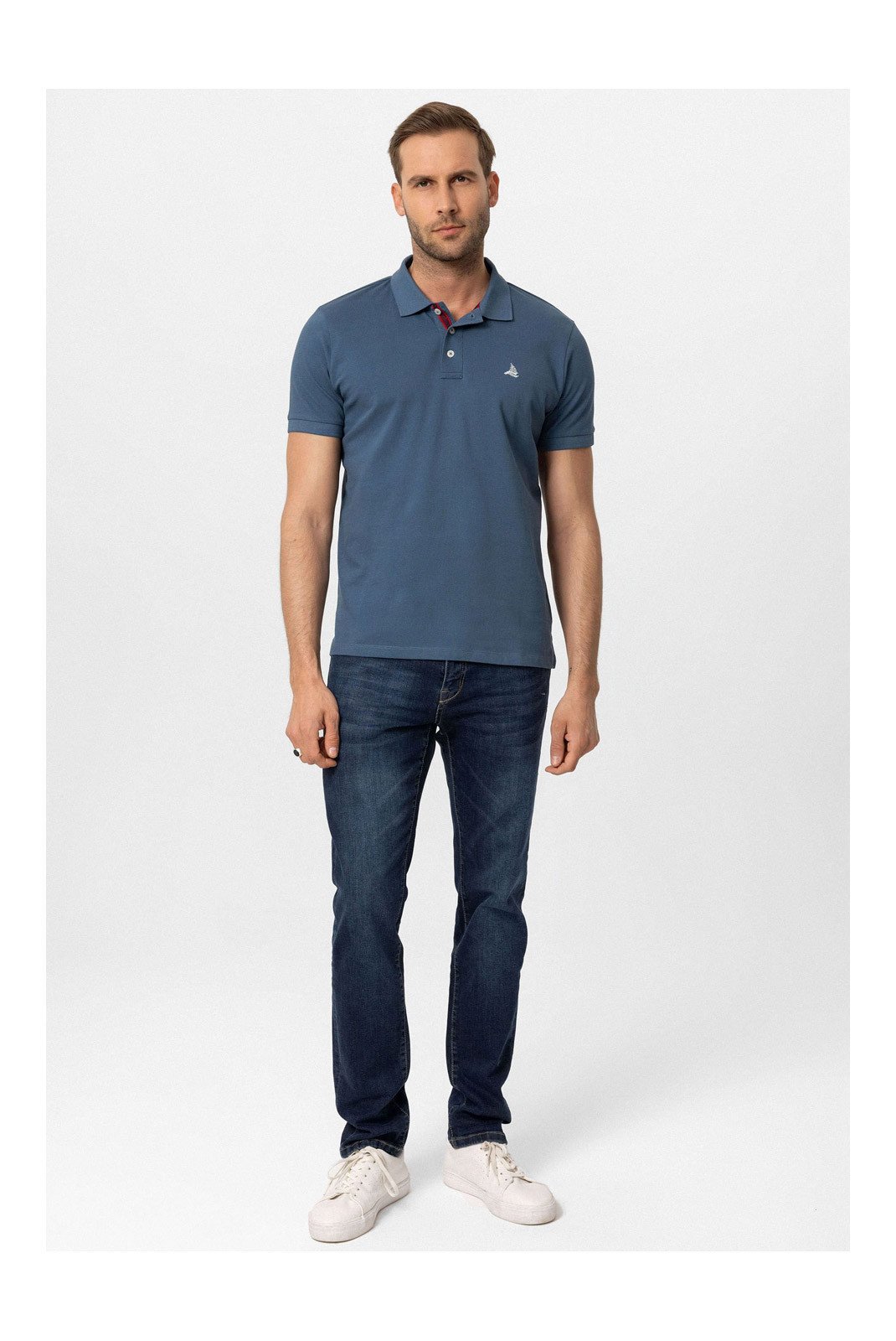 Polos manches courtes  BY DIESS COLLECTION BY23FSBNG01-3Pack_Indigo-GreyMelange-Navy  Indigo/Grey Melange/Navy