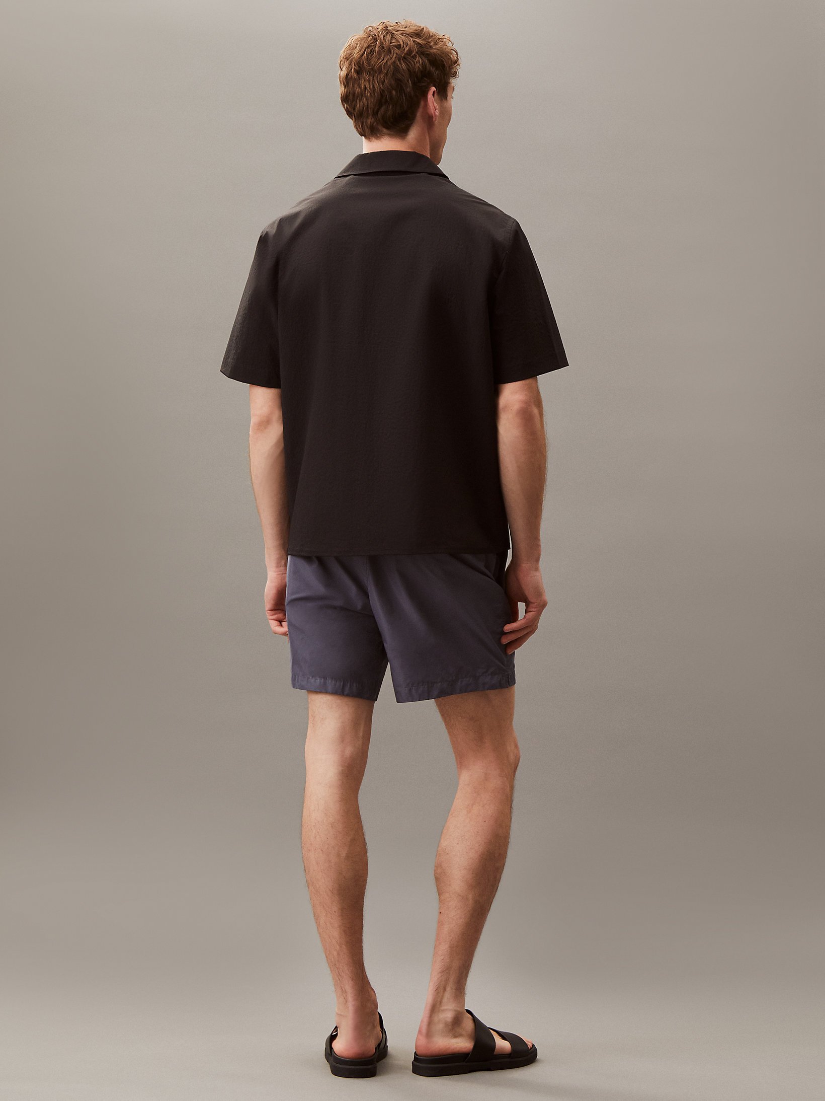 Chemises manches courtes  Calvin klein KM0KM01151 BEH Pvh Black