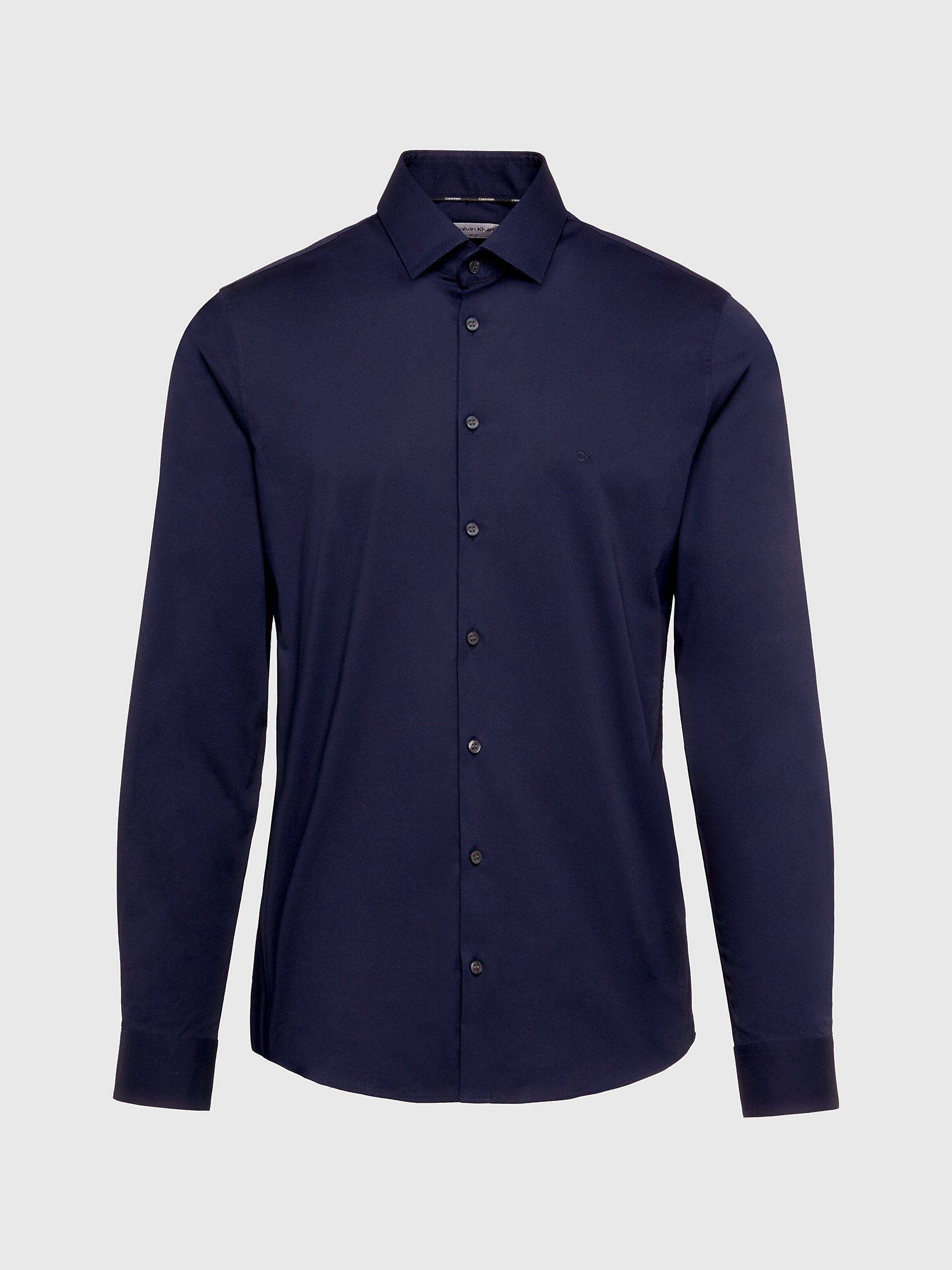 Chemises manches longues  Calvin klein K10K108229 CHW Night Sky
