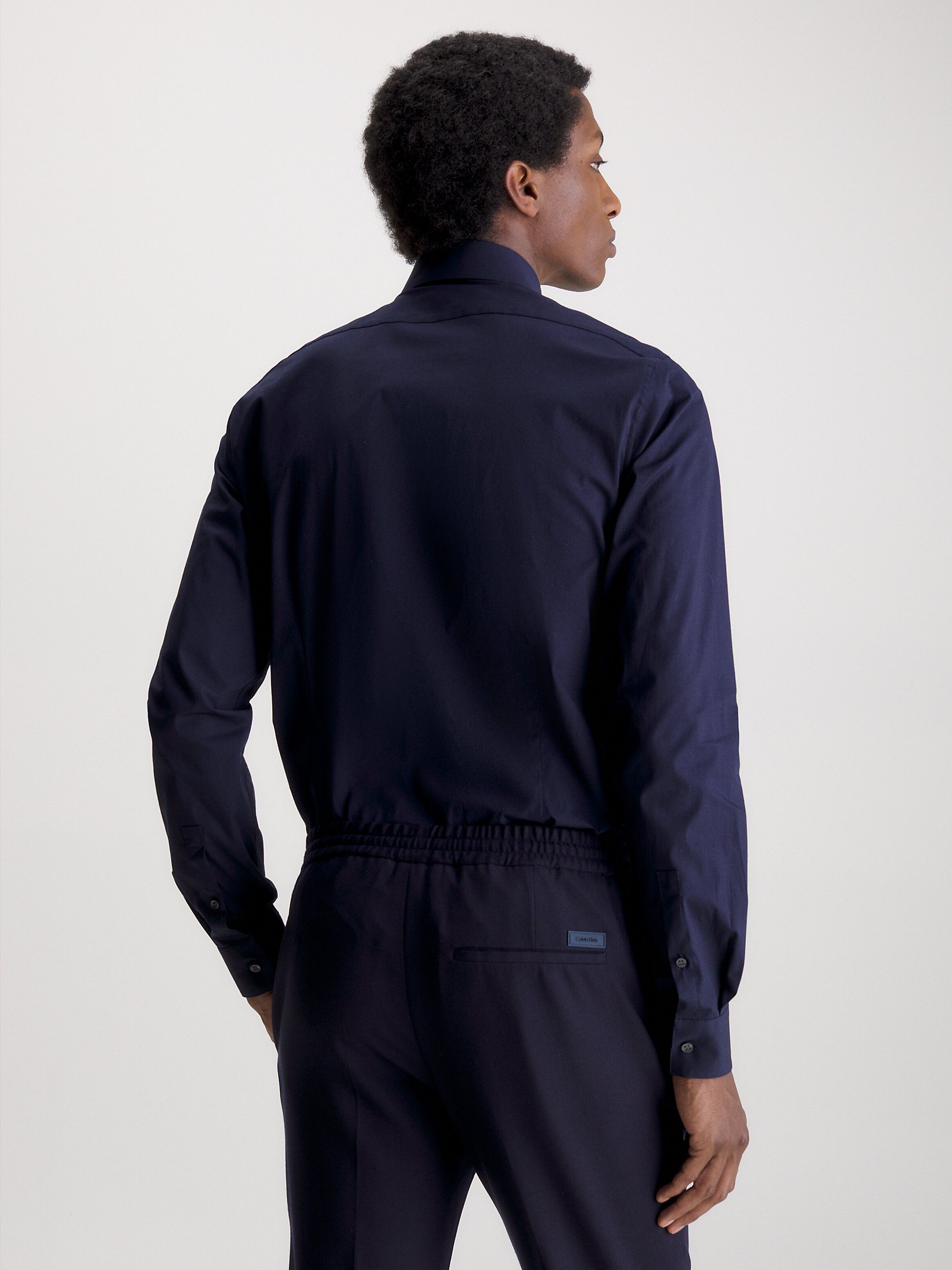 Chemises manches longues  Calvin klein K10K108229 CHW Night Sky