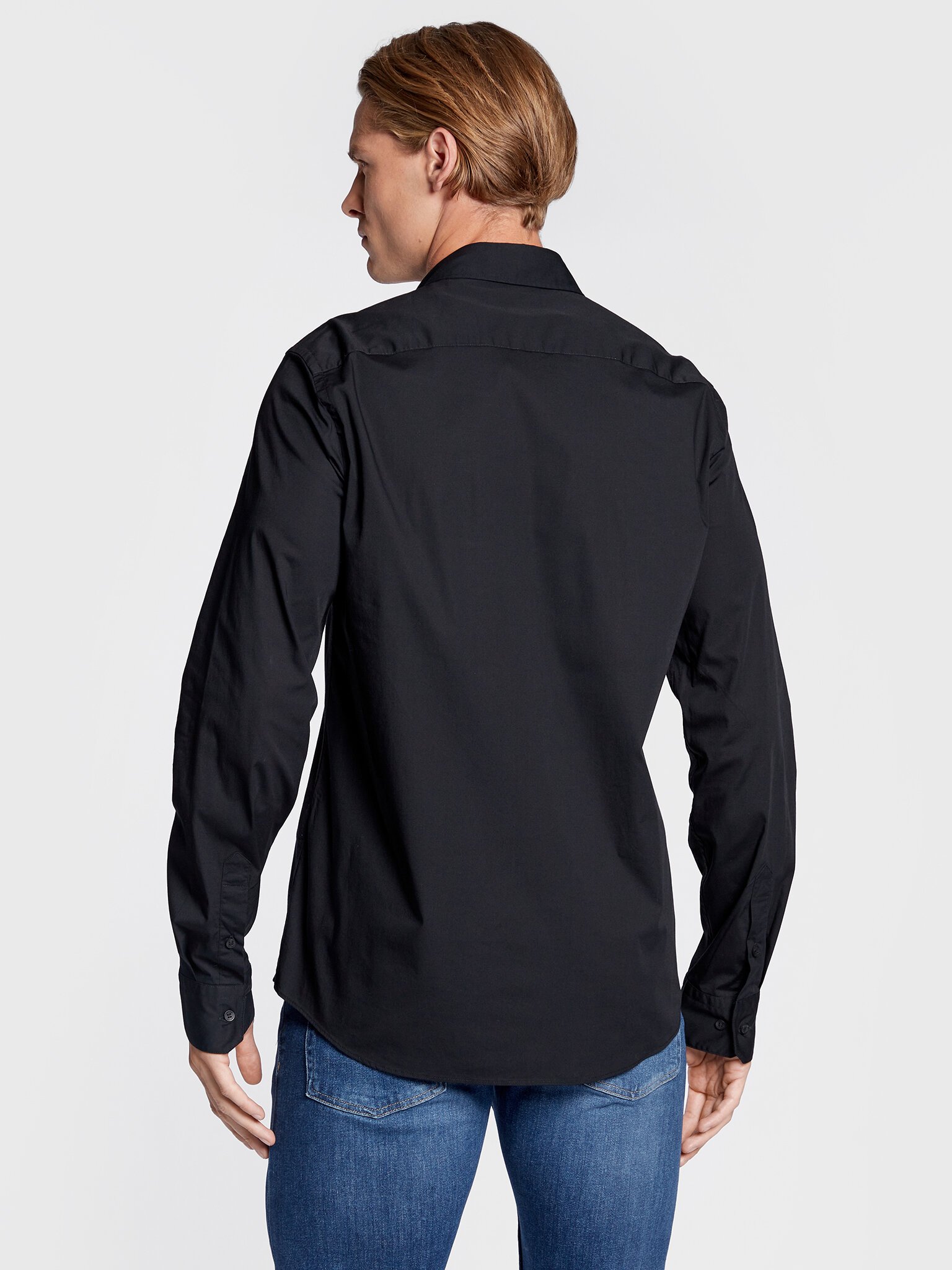 Chemises manches longues  Calvin klein K10K110856 BEH Ck Black