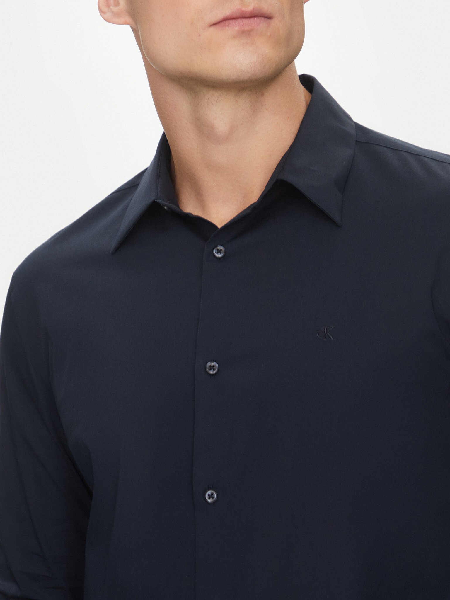 Chemises manches longues  Calvin klein LV04LB145G CEF Dark Sapphire