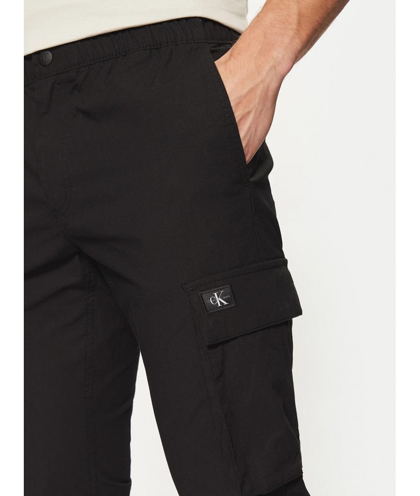 Pantalons chino/citadin  Calvin klein J30J327614 BEH Ck Black