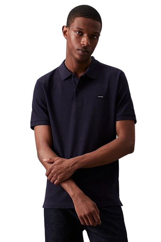 Polos manches courtes  Calvin klein K10K111196 CHW Night Sky