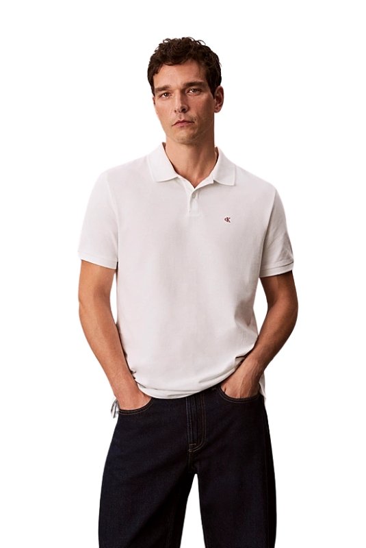 Polos manches courtes  Calvin klein LV040EM269 YAD Blanc De Blanc