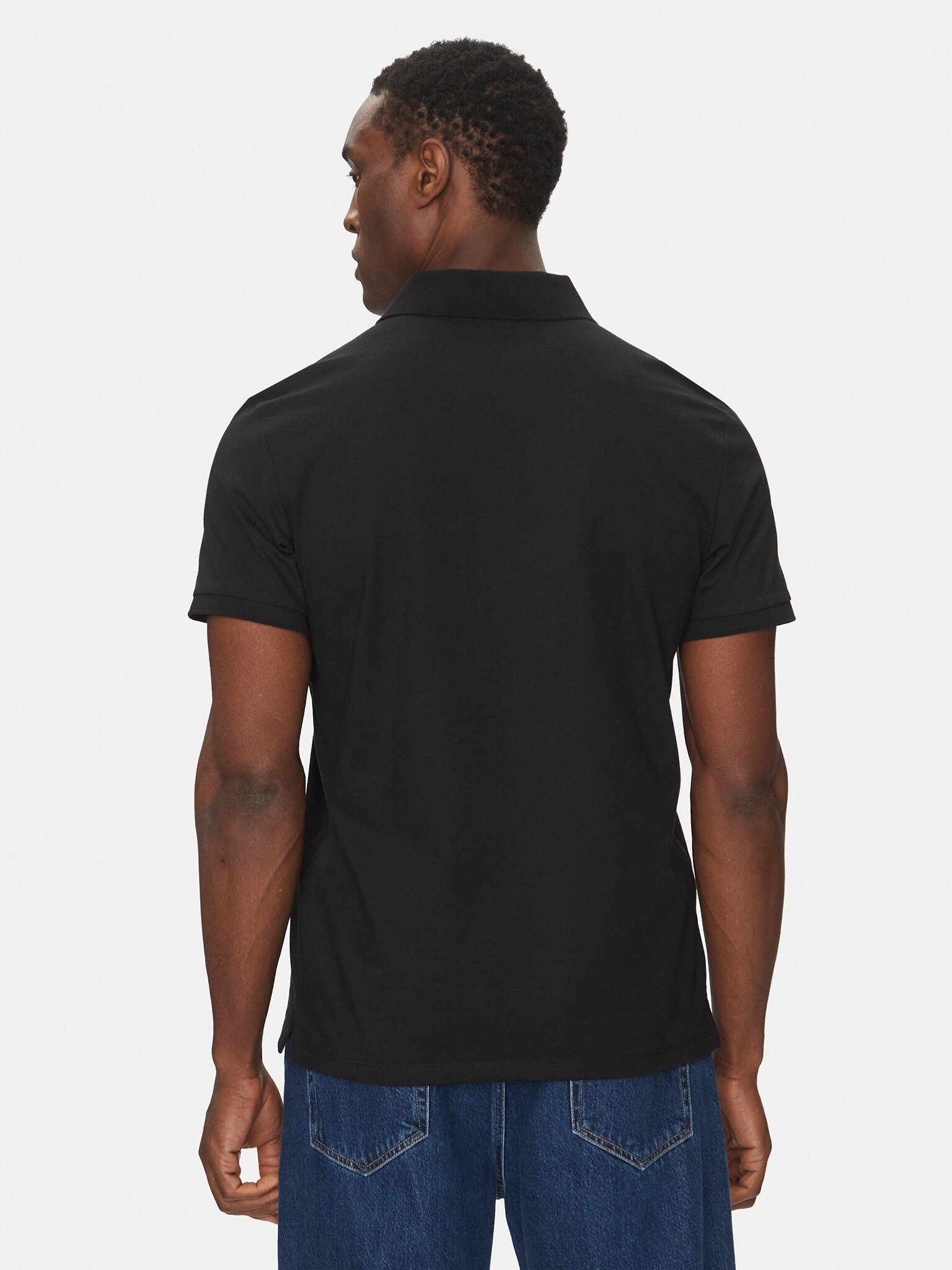 Polos manches courtes  Calvin klein LV040HM281 UB1 Black