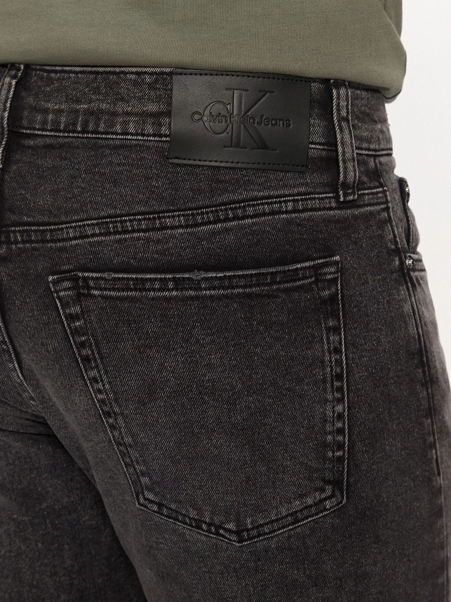 slim / skinny  Calvin klein J30J326520 1BZ Denim Grey
