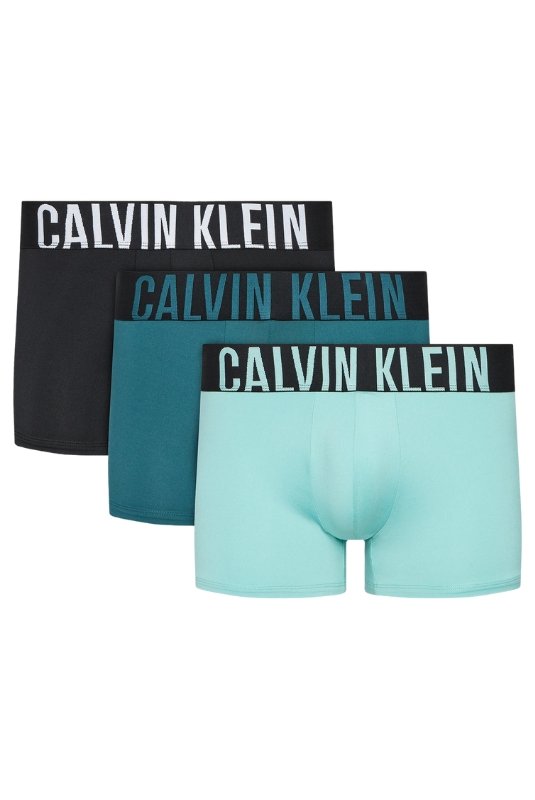 Slips / Boxers  Calvin klein 000NB3775A Q1J BLACK, TICKLED GREEN, MEDITERRANEA